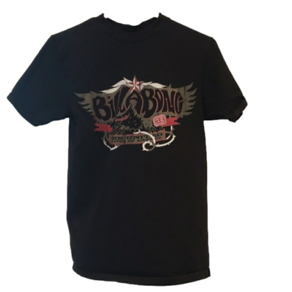Billabond Other - Billabong T-Shirt Graphic Black 100% Cotton Size Small Men UNISEX